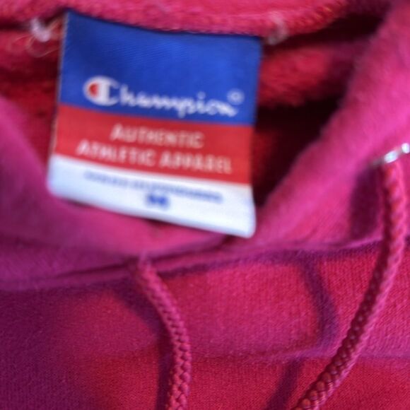 CHAMPION WATCH HILL HOODIE SWEATSHIRT PINK GREEN SWIFTIES PREPPY MEDIUM - Picture 4 of 6